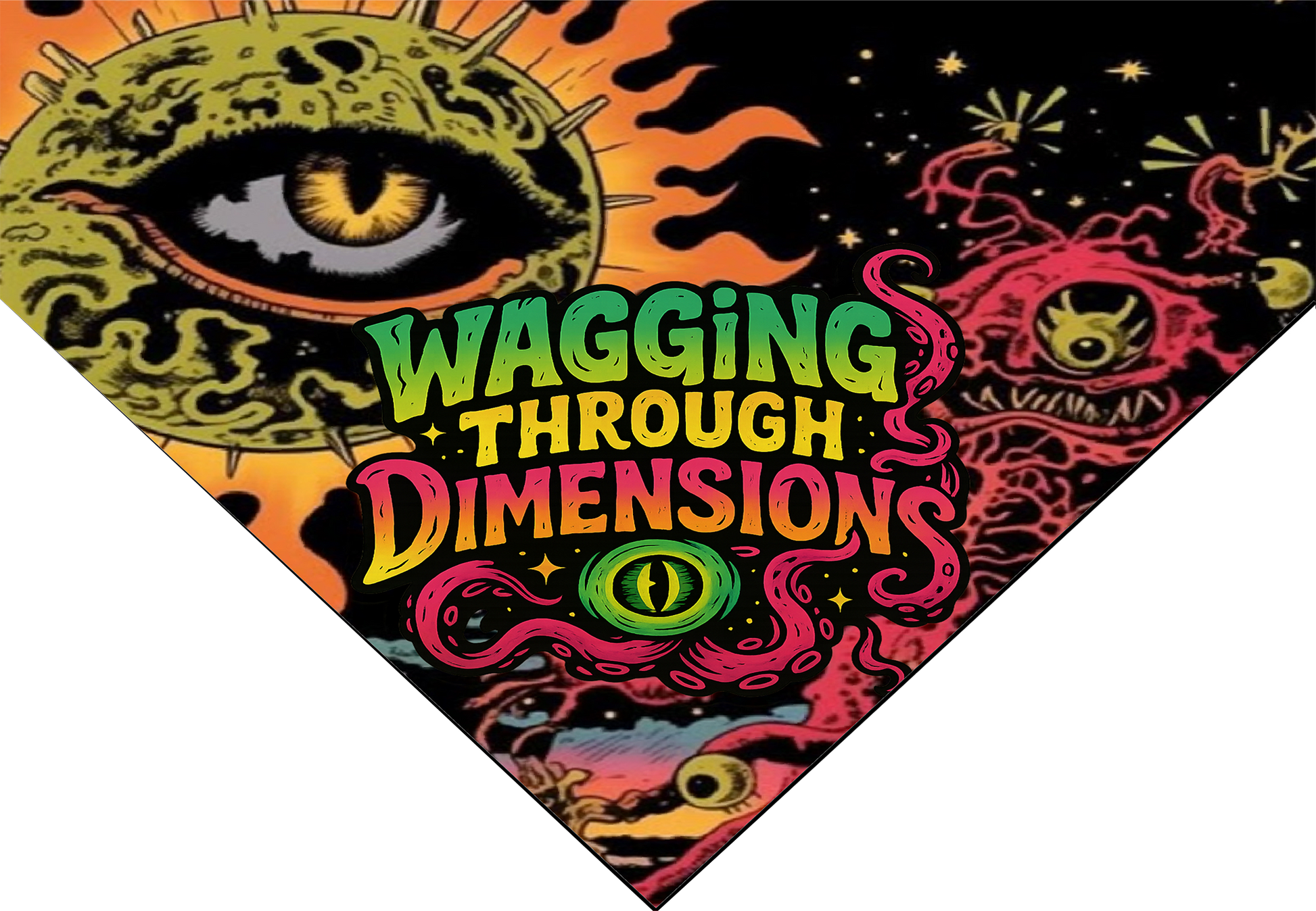 Wagging Through Dimensions